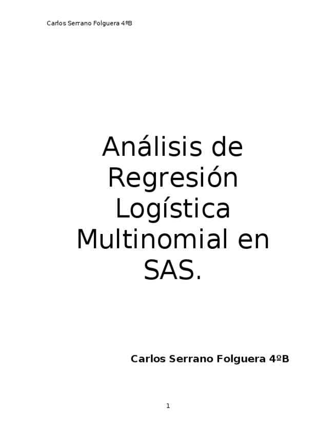 Miniatura del documento Análisis de Regresión Logística Multinomial en SAS.docx