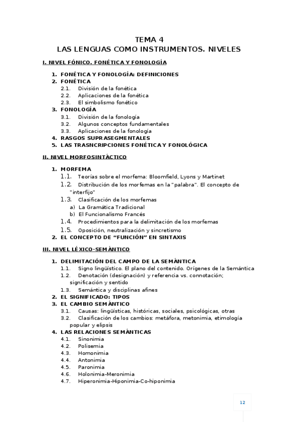 Miniatura del documento TEMA 4. LAS LENGUAS COMO INSTRUMENTOS. NIVELES.docx