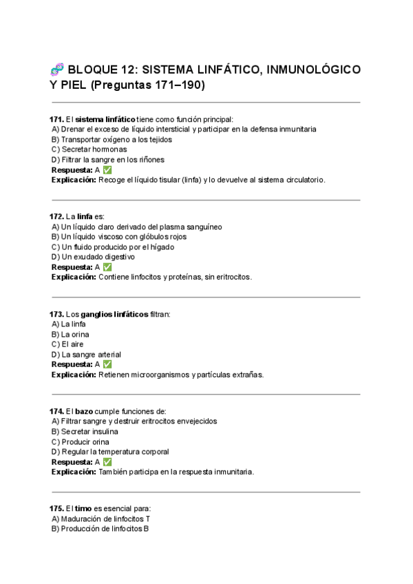 Miniatura del documento BLOQUE-12-SISTEMA-LINFATICO-INMUNOLOGICO-Y-PIEL-Preguntas-171-190.pdf