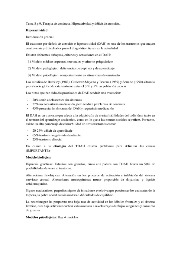 Miniatura del documento Terapia-de-conducta.-Hiperactividad-y-deficit-de-atencion..docx