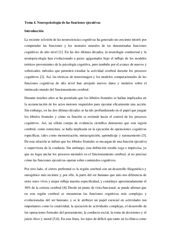 Miniatura del documento Tema-4.-Neuropsicologia-de-las-funciones-ejecutivas.docx