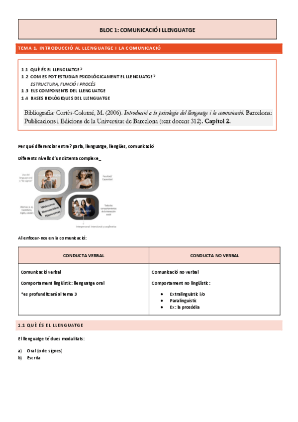 Miniatura del documento TEMA 1 LLENGUATGE: INTRODUCCIO AL LLENGUATGE I LA COMUNICACIO.pdf