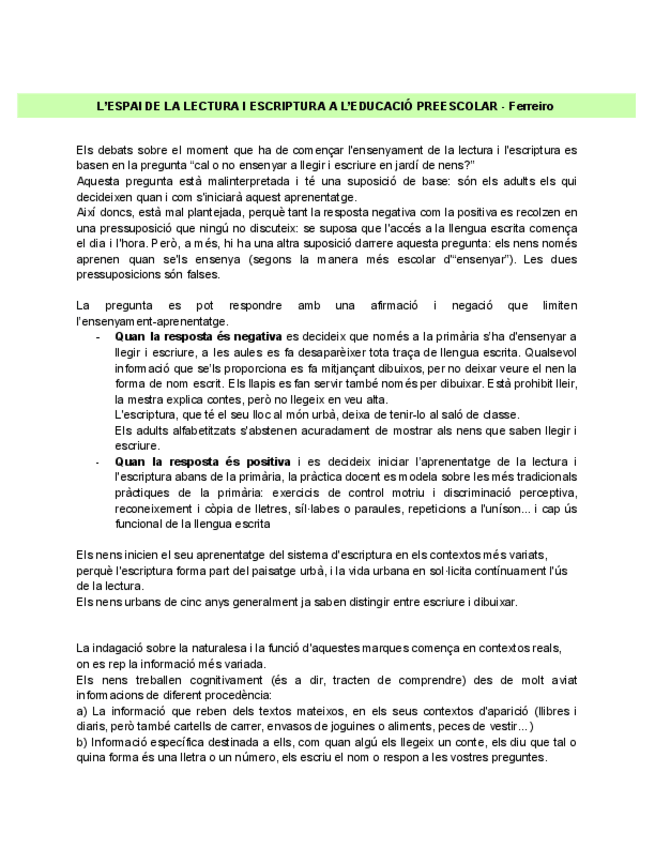 Miniatura del documento L1.-Lespai-de-la-lectura-i-lescriptura-en-leducacio-preescolar-Ferreiro.pdf