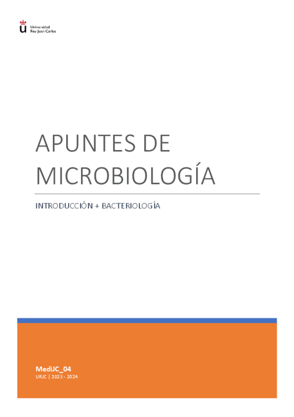 Miniatura del documento MICROBIOLOGIA-I-y-II.-INTRODUCCION-Y-BACTERIAS_2023.pdf.pdf