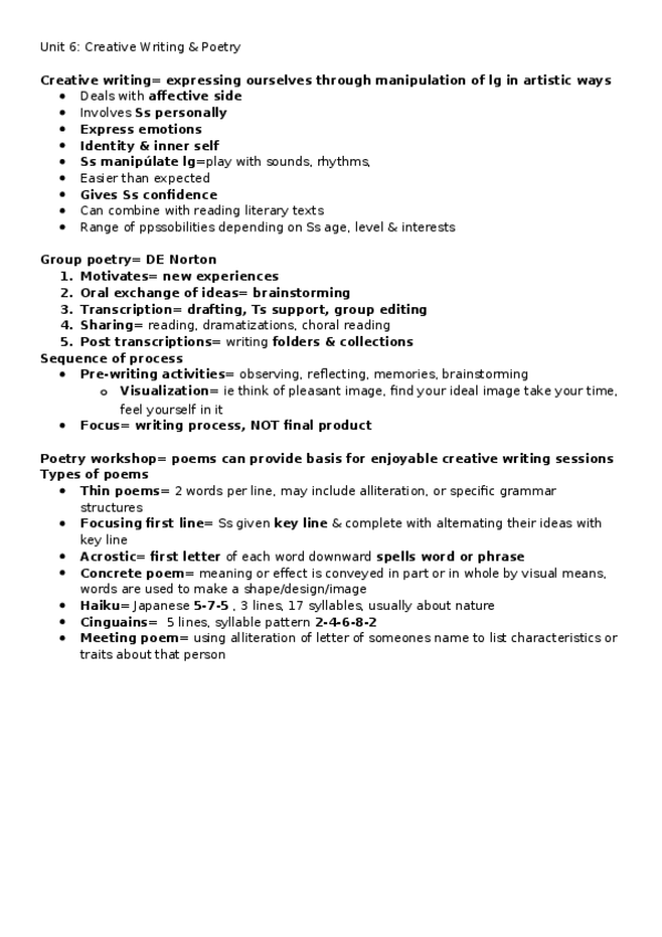Miniatura del documento Unit 6 Creative writing & poetry.docx