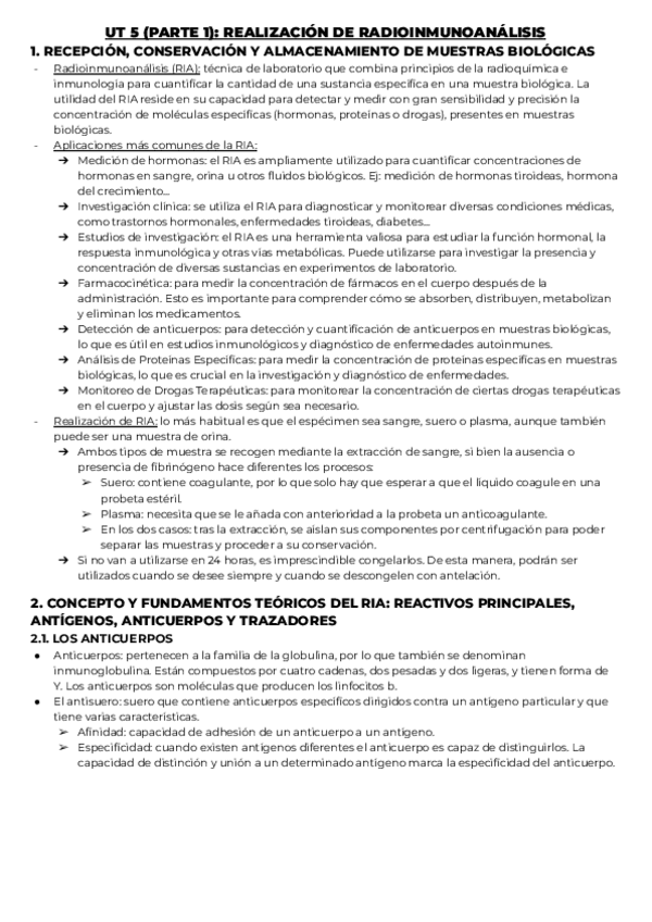 Miniatura del documento Tema 5 (Parte 1): Radiofarmacia (radioinmunoanálisis).pdf