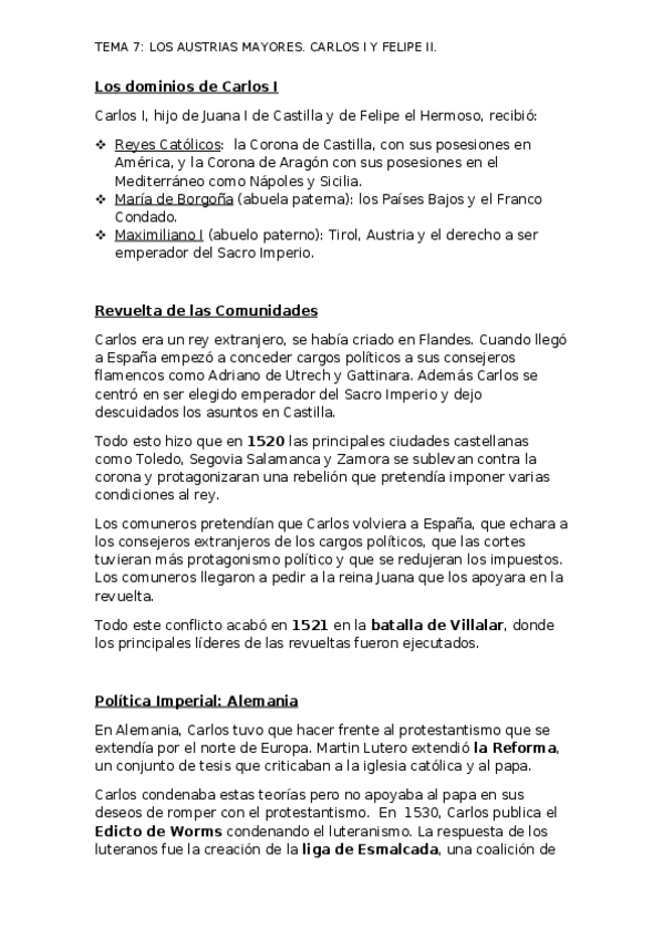Miniatura del documento Tema-7.-Carlos-I-y-Felipe-II.-2oBach.docx
