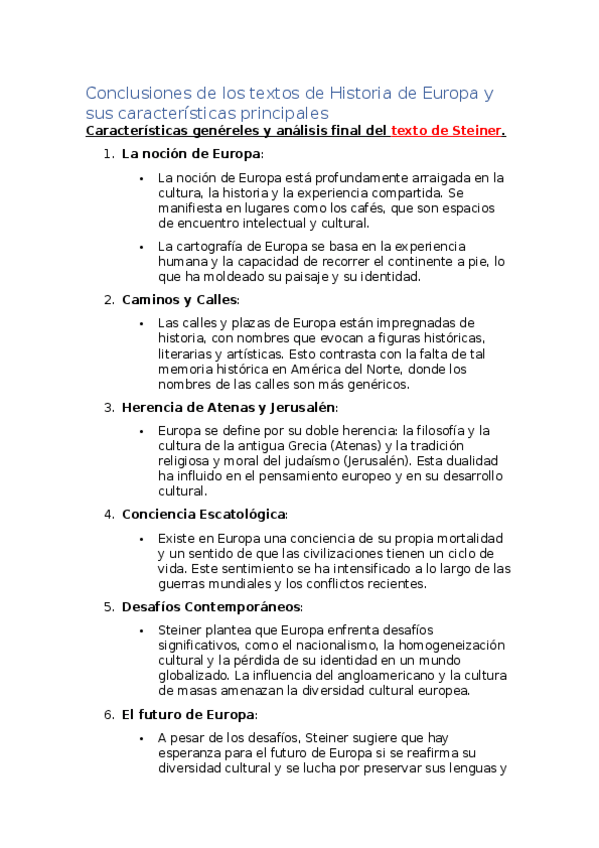 Miniatura del documento Conclusiones-de-los-textos-de-Historia-de-Europa-y-sus-caracteristicas-principales.docx