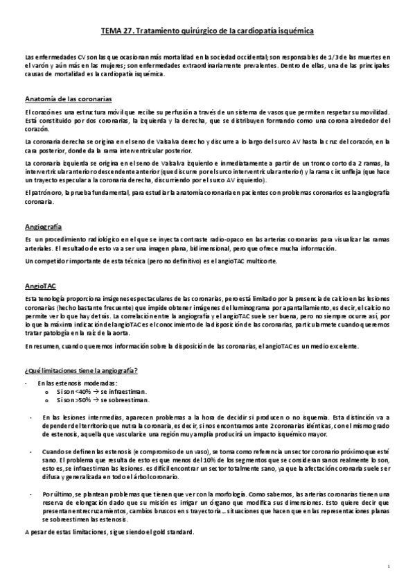 Miniatura del documento Tema 27. Cirugía de la cardiopatía isquémica.pdf
