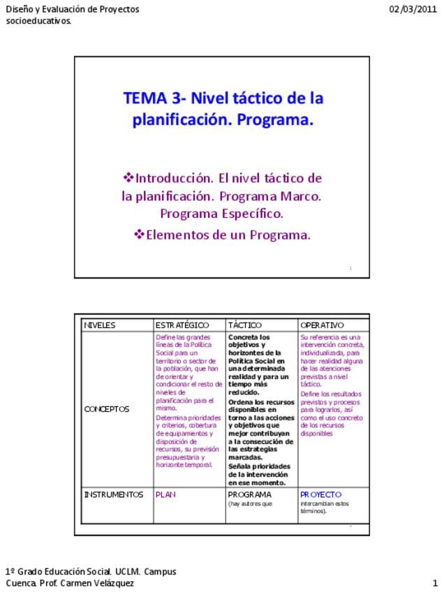 Miniatura del documento TEMA3-Niveltacticodelaplanificacion.pdf