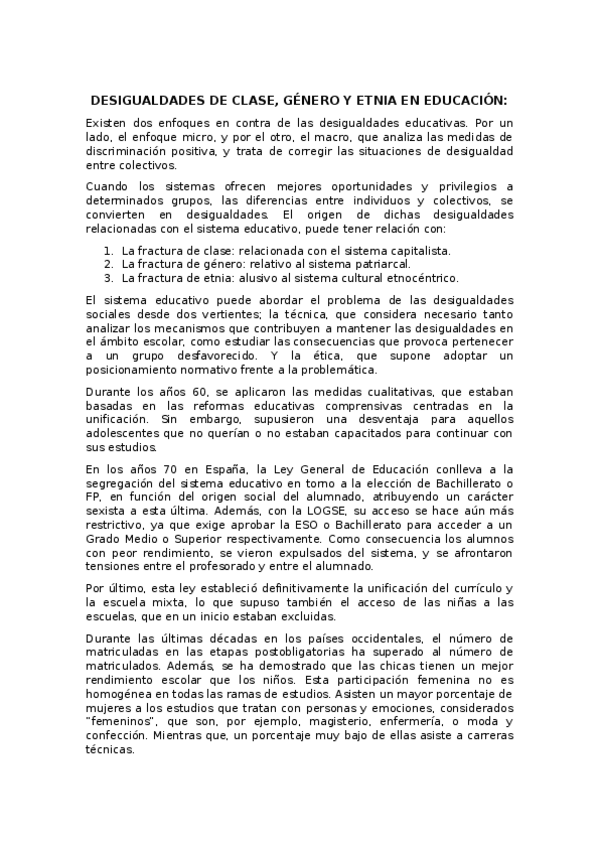 Miniatura del documento Resumen-del-texto-Desigualdades-de-clase-genero-y-etnia-en-educacion.docx