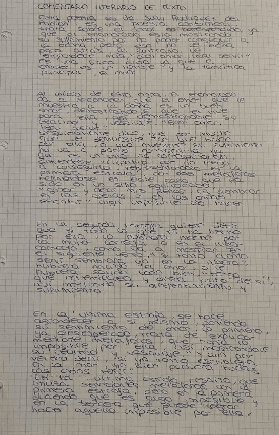 Miniatura del documento Comentario literario de texto Juan Rodríguez del Padrón: texto II