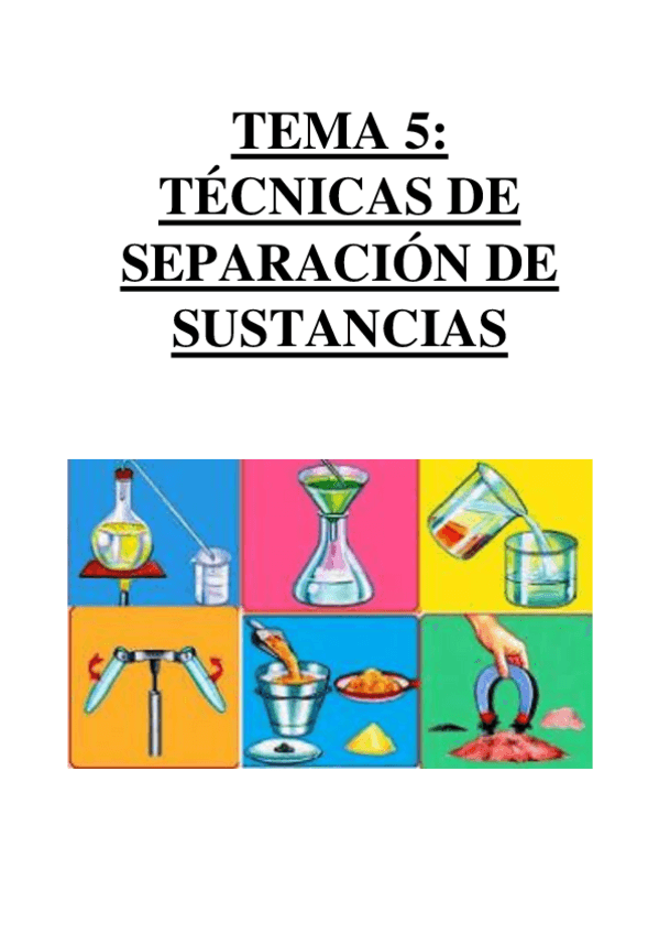 Miniatura del documento TEMA 5 - TÉCNICAS DE SEPARACIÓN DE SUSTANCIAS.pdf