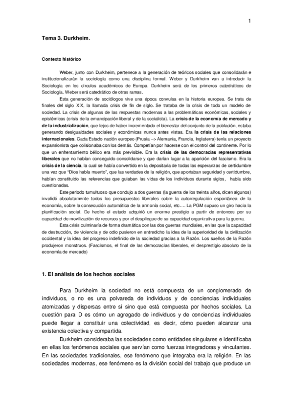 Miniatura del documento Tema 3. Durkheim.docx
