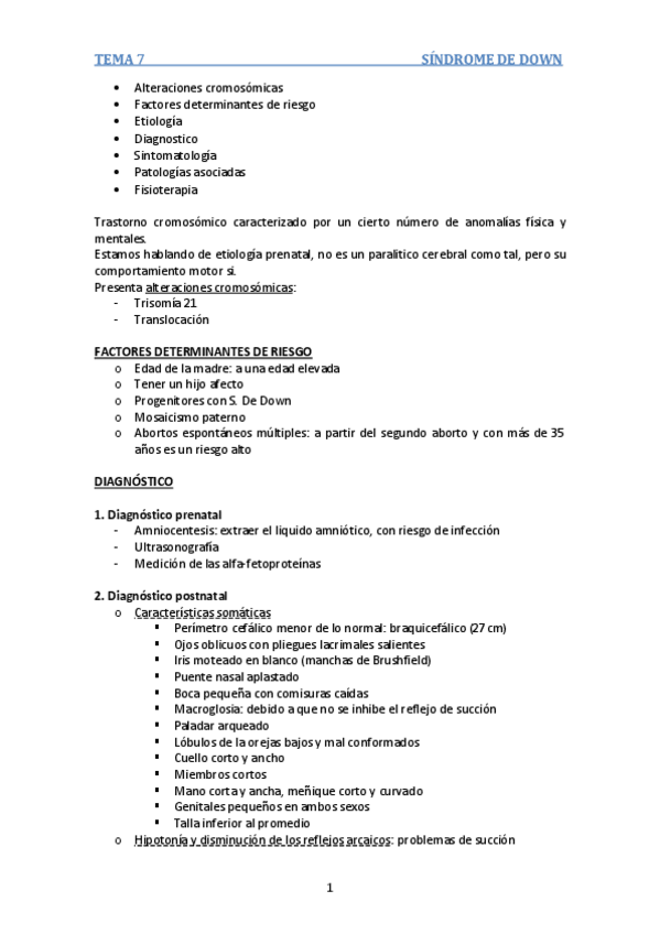 Miniatura del documento Tema 7. Síndrome de Down.pdf