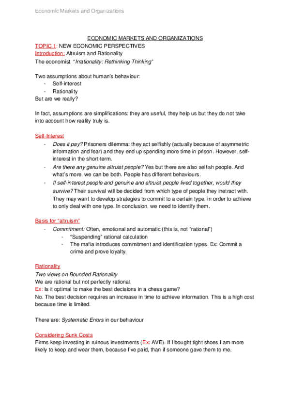 Miniatura del documento Economic Markets and Organizations.docx