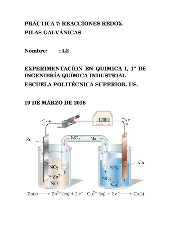 Miniatura del documento INFORME I- PRÁCTICA 7 PILAS GALVÁNICAS.docx